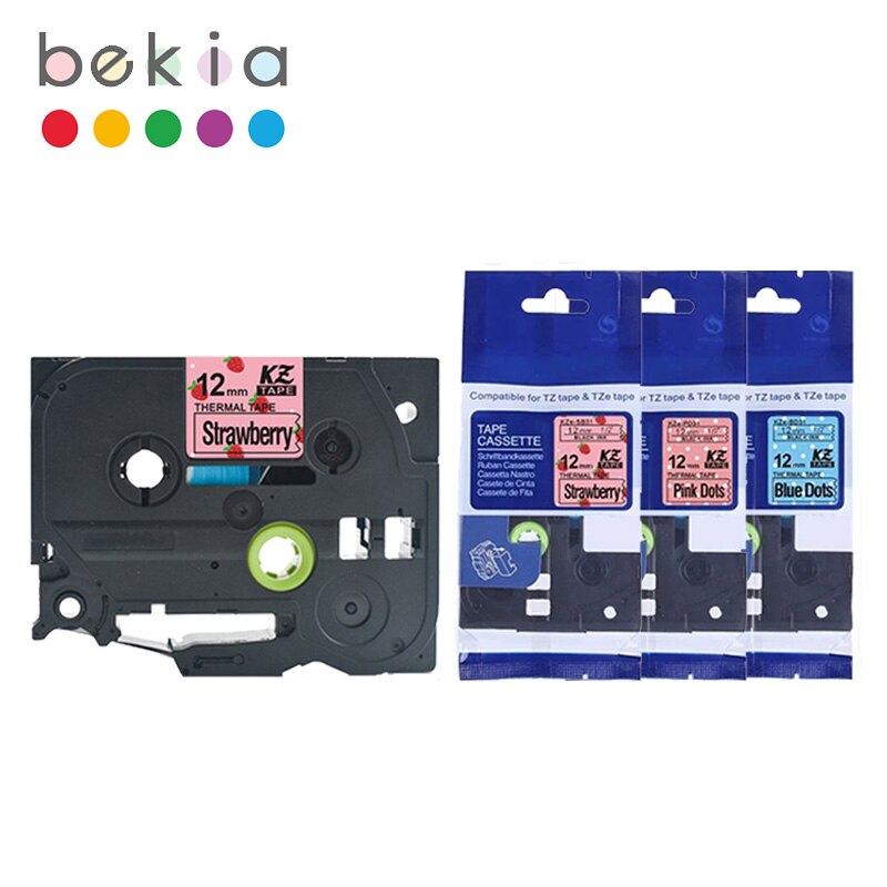 Beautiful patterns compatible laminated tze 131 tze 231 tze 631 12mm tze tape tze -231 tz-231 for brother p-touch printer label tape