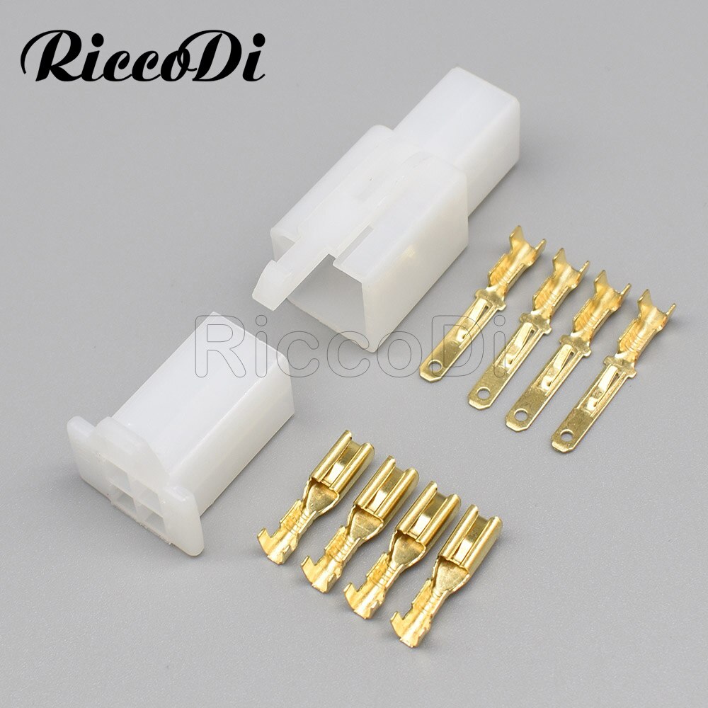 1-20Sets 2/3/4/6/9 Pin Sumitomo 2.8mm Series Male Female Wire Harness Motorcycle Automotive Cable Connector: 4Pin / 20Sets