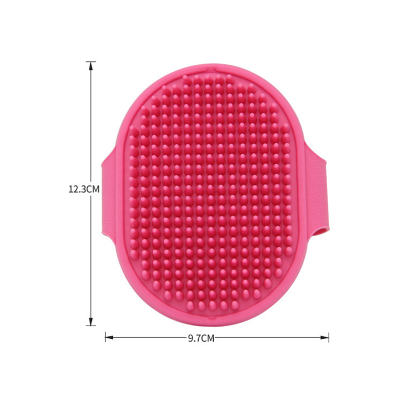 Soft Rubber Dog Brush Comb Cat Bath Brush Rubber Glove Hair Fur Grooming Massage Brush For Dog Cats 12.3*9.7cm dog grooming
