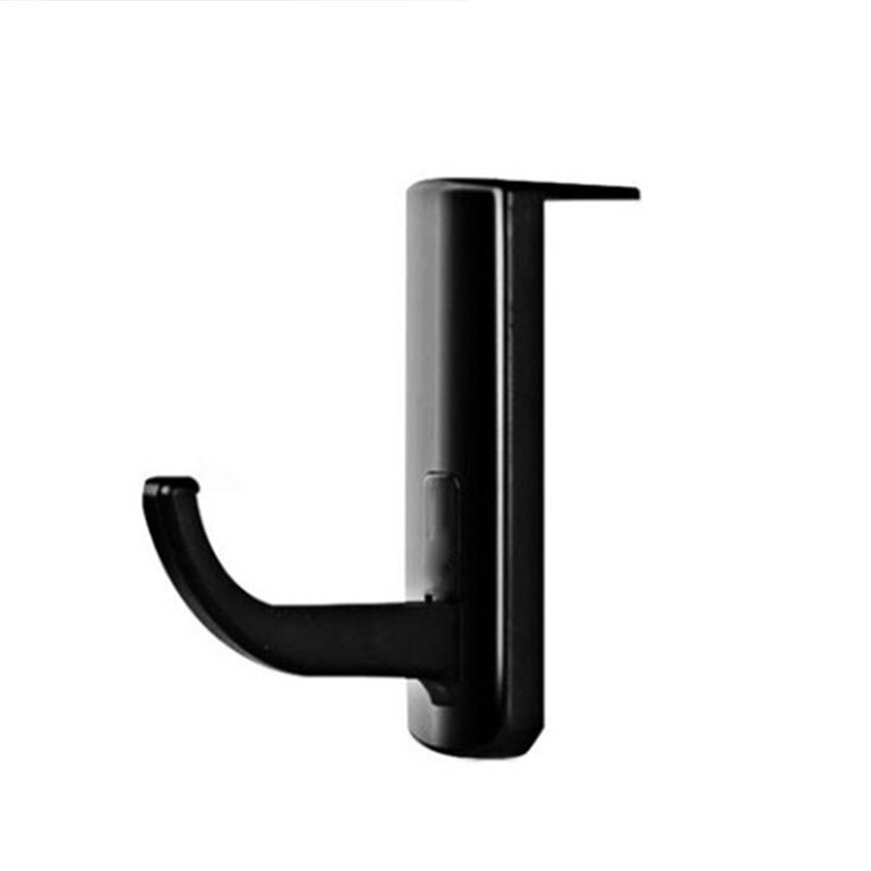 Hovedtelefonholder bøjle væg pc skærm stander holdbart hovedtelefon tilbehør headset bøjle pc skærm holder stand 2 farver: Sort