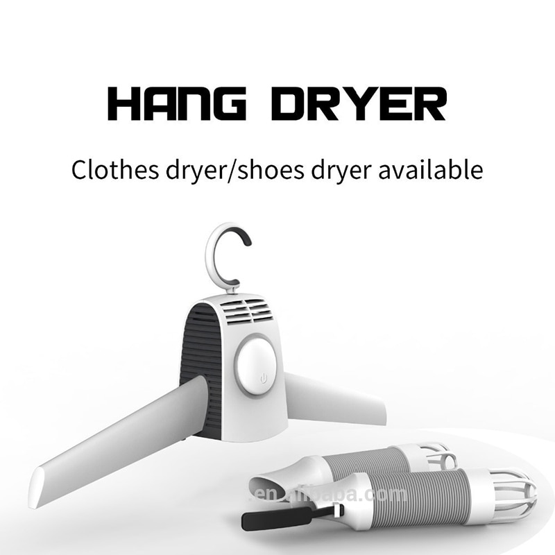 Popular Clothes Angle Rapid Hang Folding Electric Portable Clothes Dryer Travel Mini Folding clothes dryer with Shoe Joint