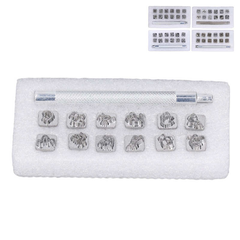 Leather Stamps Leather Stamping Kit DIY Production for Home for Suitcase for Wallet