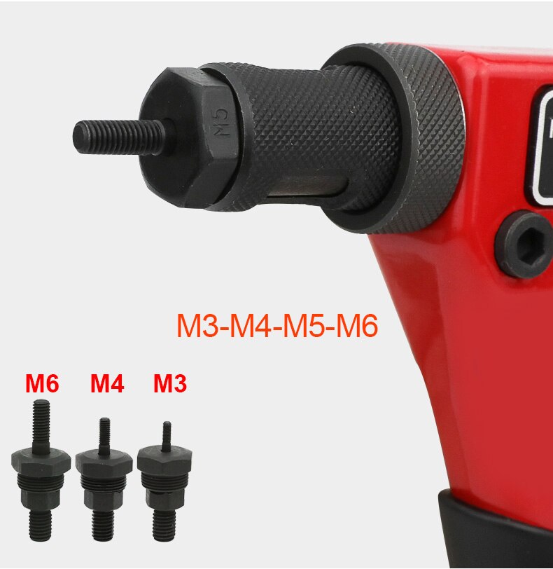 BT-603 Manual Riveter Gun Hand Rivet Tool Kit Rivet Nut Setting Tool Nut Setter M3/M4/M5/M6