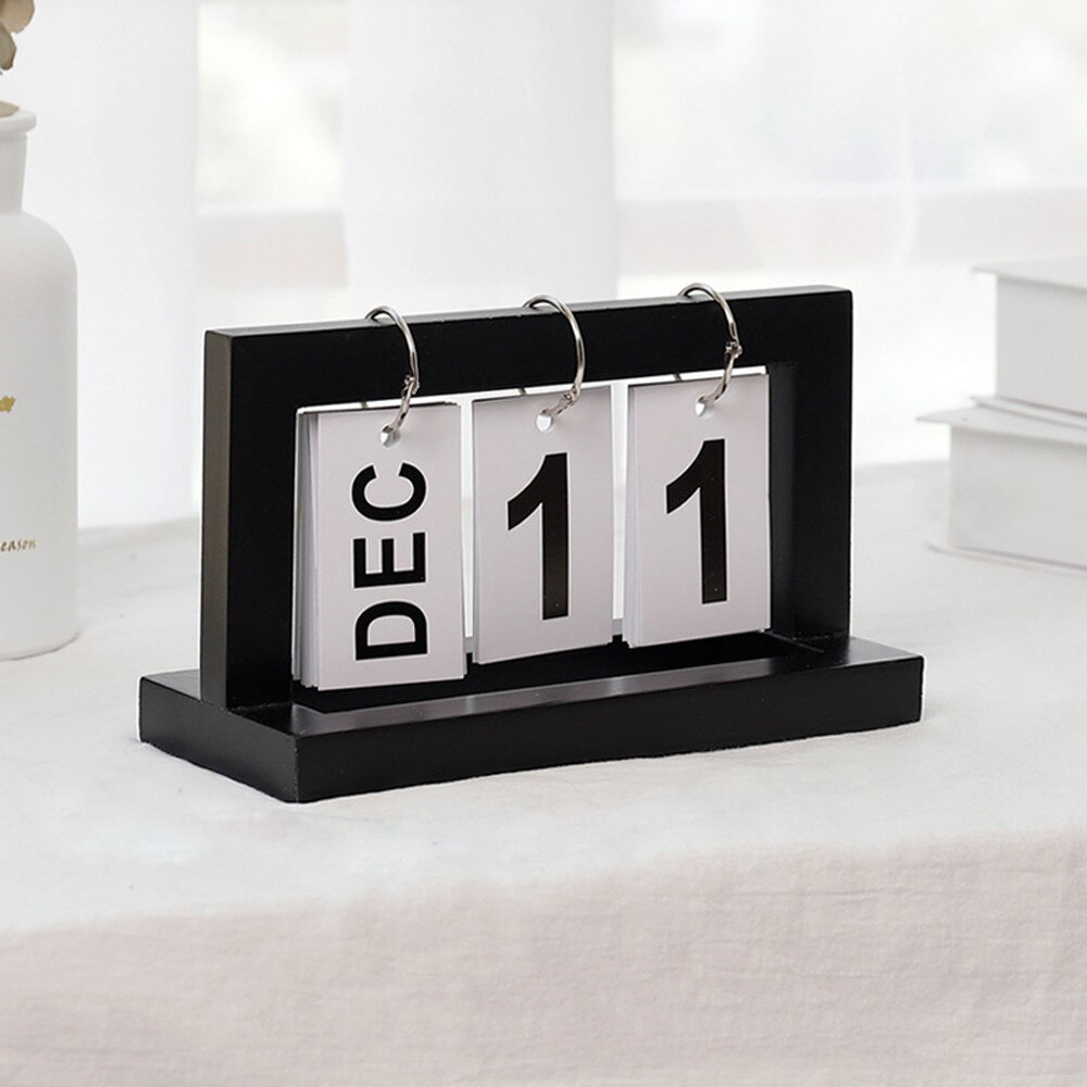 40#Perpetual Calendar Calendar Crafts Office School Decoration Wall Desktop Paper simple Calendar dual Daily Scheduler Table