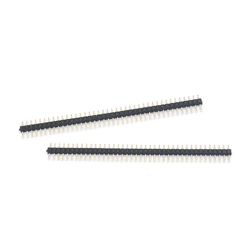 2.54mm Single Row single pin curved Pin Header Connector Strip Curved Needle Electronic Components Round Header connector