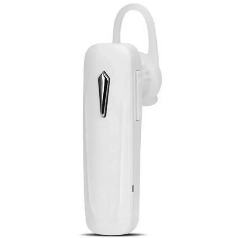 Auricolare stereo vivavoce bluetooth portatile, mini auricolare bluetooth wireless con microfono nascosto, auricolari per iphone, xiaomi, huawei: Bianco