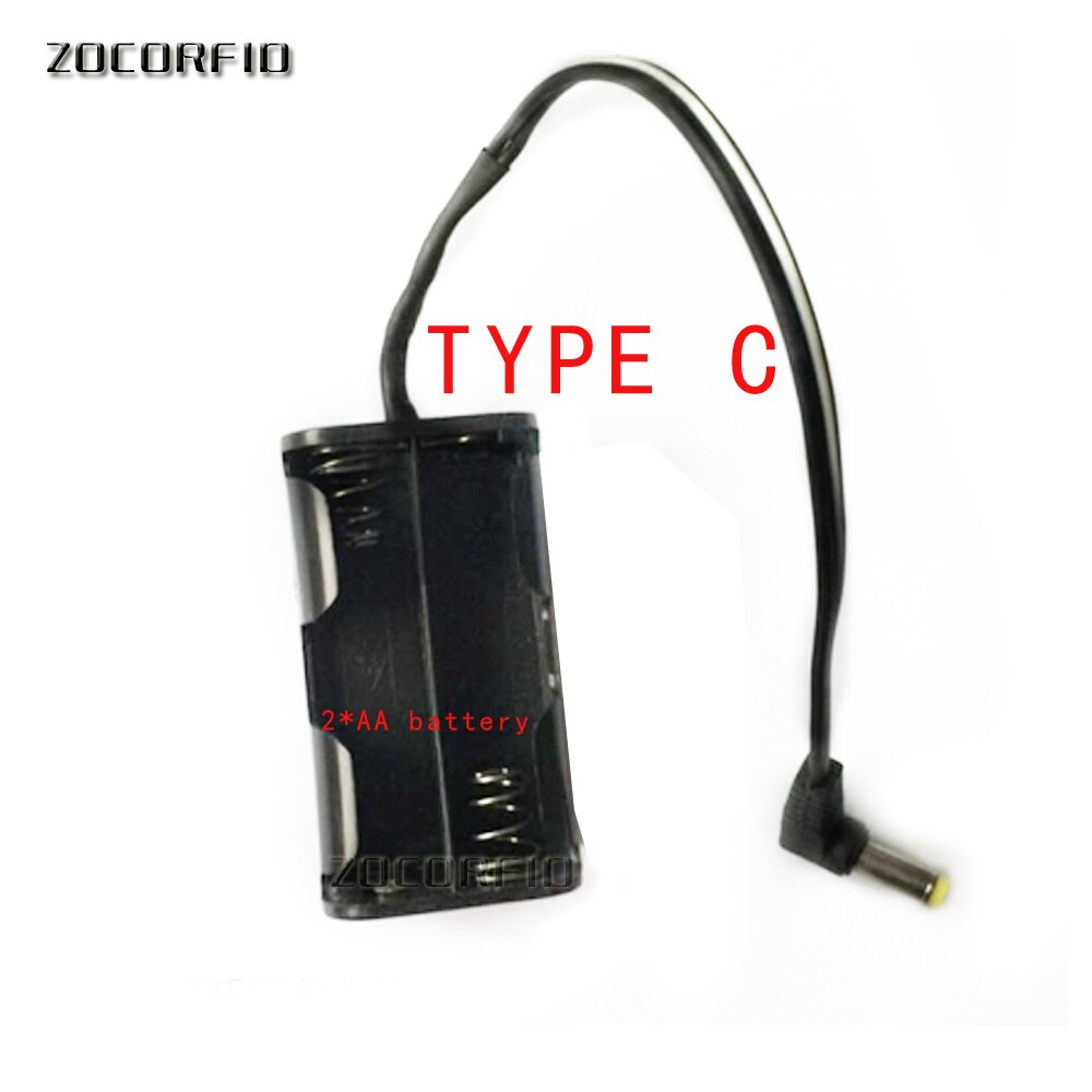 Dry Battery Storage Box Case DIY Batteries Clip Holder Container With emergency power supply