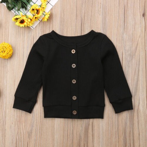 Einfarbig Herbst Winter Baby betroffen Strickjacke zur Seite fahren Kleinkind freundlicher Baby Mädchen Jungen Gestrickten zur Seite fahren Strickjacke Spitzen 0-24M