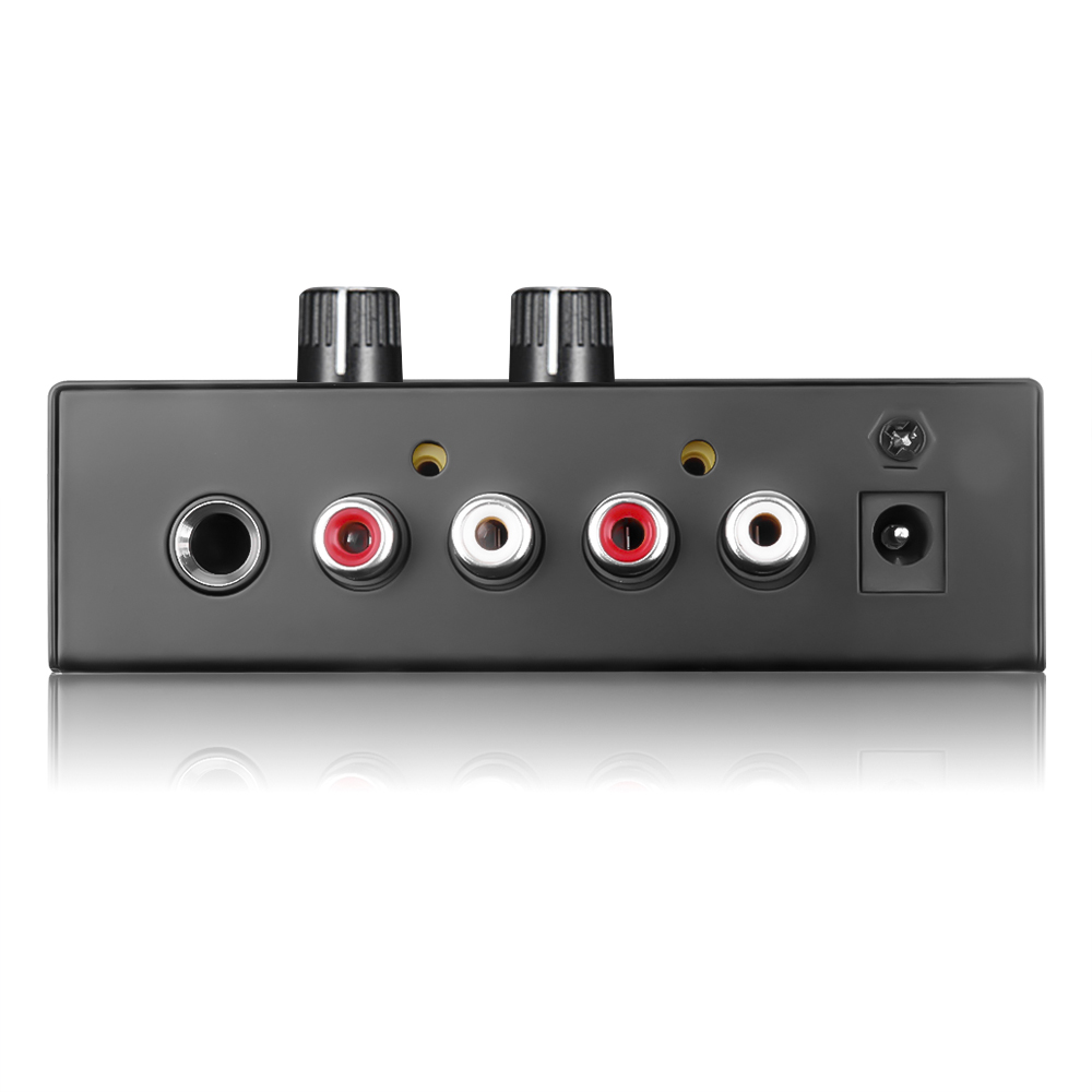 PP500 Phono Voorversterker Voorversterker Met Niveau Volumeregeling Rca Input Output 1/4 &quot;Trs Output Interfaces Voor Lp Vinyl Draaitafel