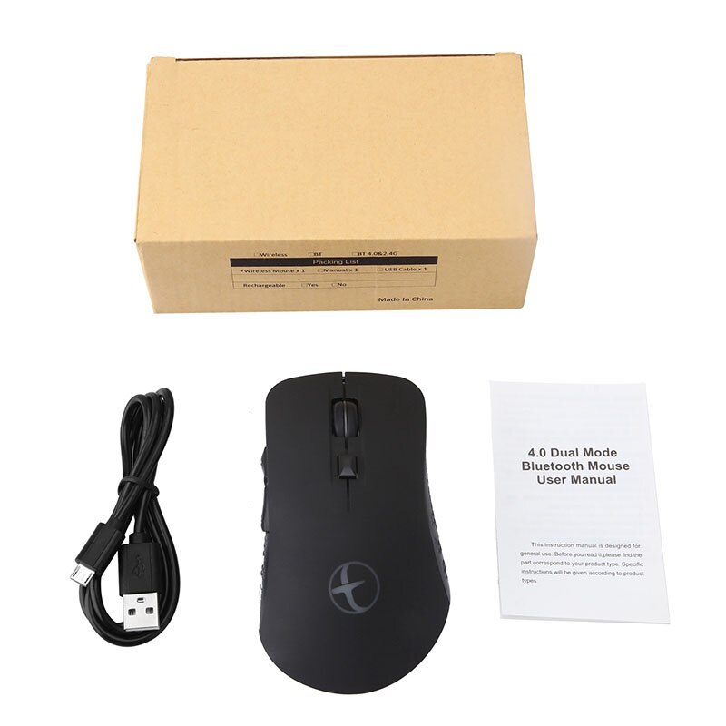 Jelly Comb Rechargeable Silent Bluetooth Mouse Dual Mode Bluetooth 2.4g Wireless Mice for Laptop PC Gaming Mouse