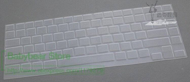 Silicone Keyboard Protective Film Cover Skin Protector For Toshiba R700 R830 Z830 U800 U800W U920T U900 Z935 W30T-A W30Da-A
