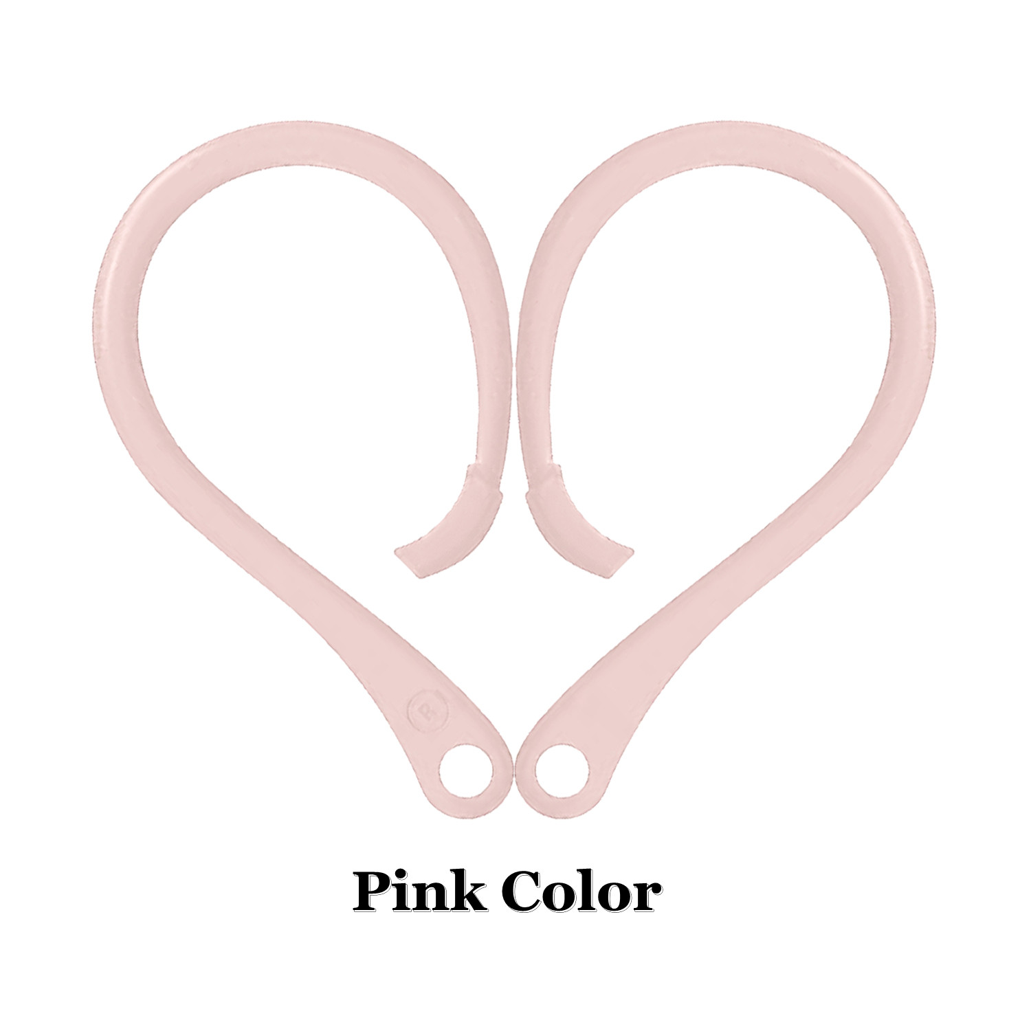 Almohadillas antipérdida con gancho para la oreja, ajuste seguro, accesorios protectores de auriculares inalámbricos de silicona, 1 par de soportes para Apple AirPods 1 2 3 Pro: Gris oscuro