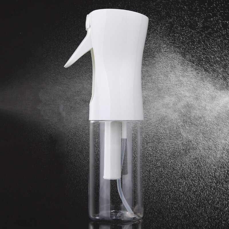 Hårsprayflaske 300ml kontinuerlige vandtåge sprayflaske tom ultra fin aerosol vandtåge trigger sprayer til hårstyling