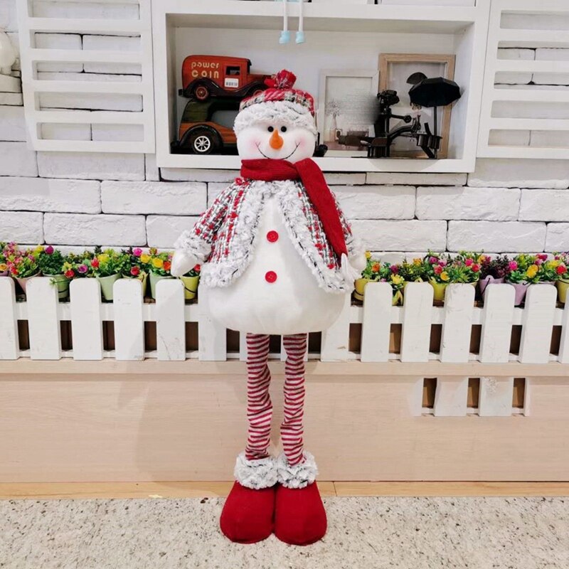 Telescopic Christmas Doll Merry Christmas Decor For Home Christmas Ornaments Xmas Year 2022