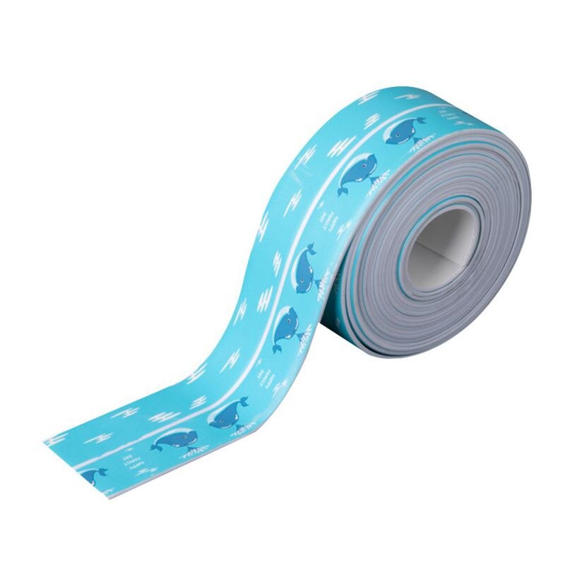Kitchen Sink Waterproof Strip Caulk Strip Self-Adhesive Sealing Tape Toilet Bathroom Shower Bathtub Floor Wall Edge Protector: F
