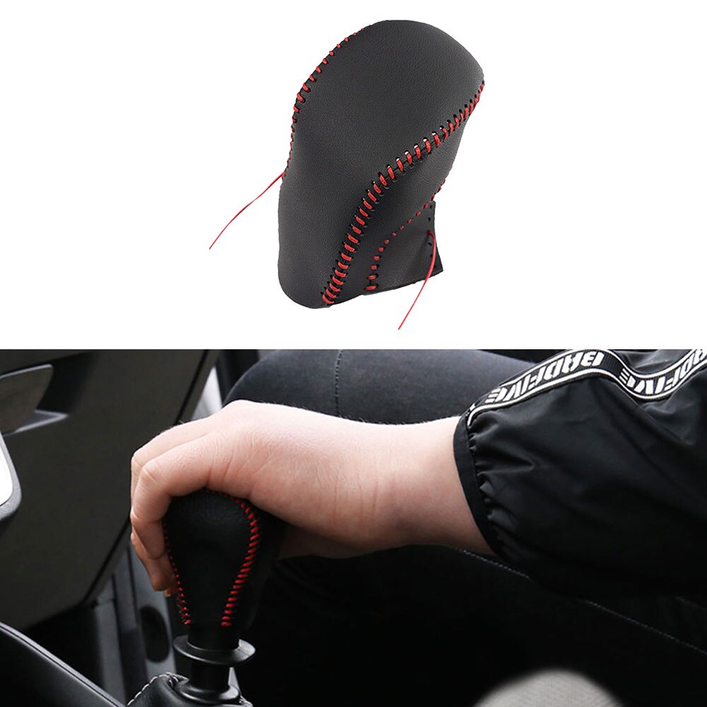 Tapa de palanca de cambios para coche, de cuero PU para Nissan TEANA Murano , tapa de pomo de cambio de marchas, palanca de cambio de marchas, accesorios para coche