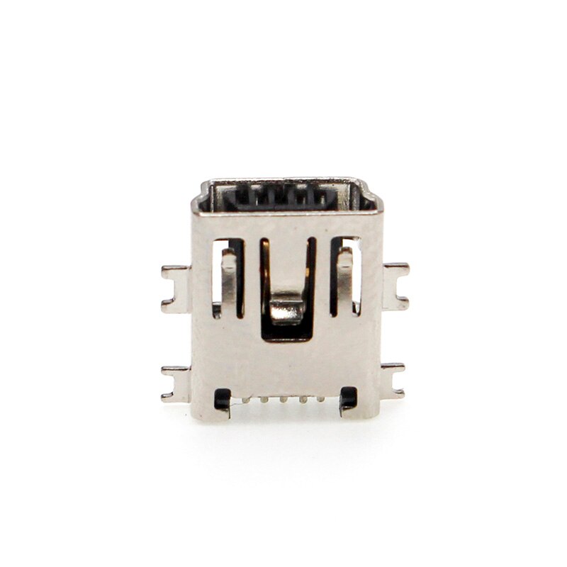 10-50 Teile/los SMD 5P Mini USB buchse Mini usb-schnittstelle Hülse 4 füße ausgesetzt