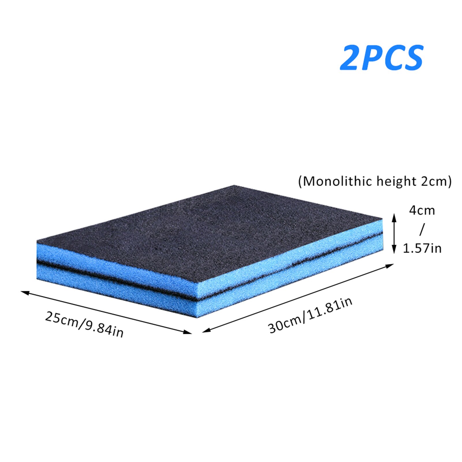 Aquarium Filter Mat Foam Sponzen Bio Sponge Filter Media Pad Aquarium Filter Katoen Aquarium Accessoires: 30cmX25cmX2cm