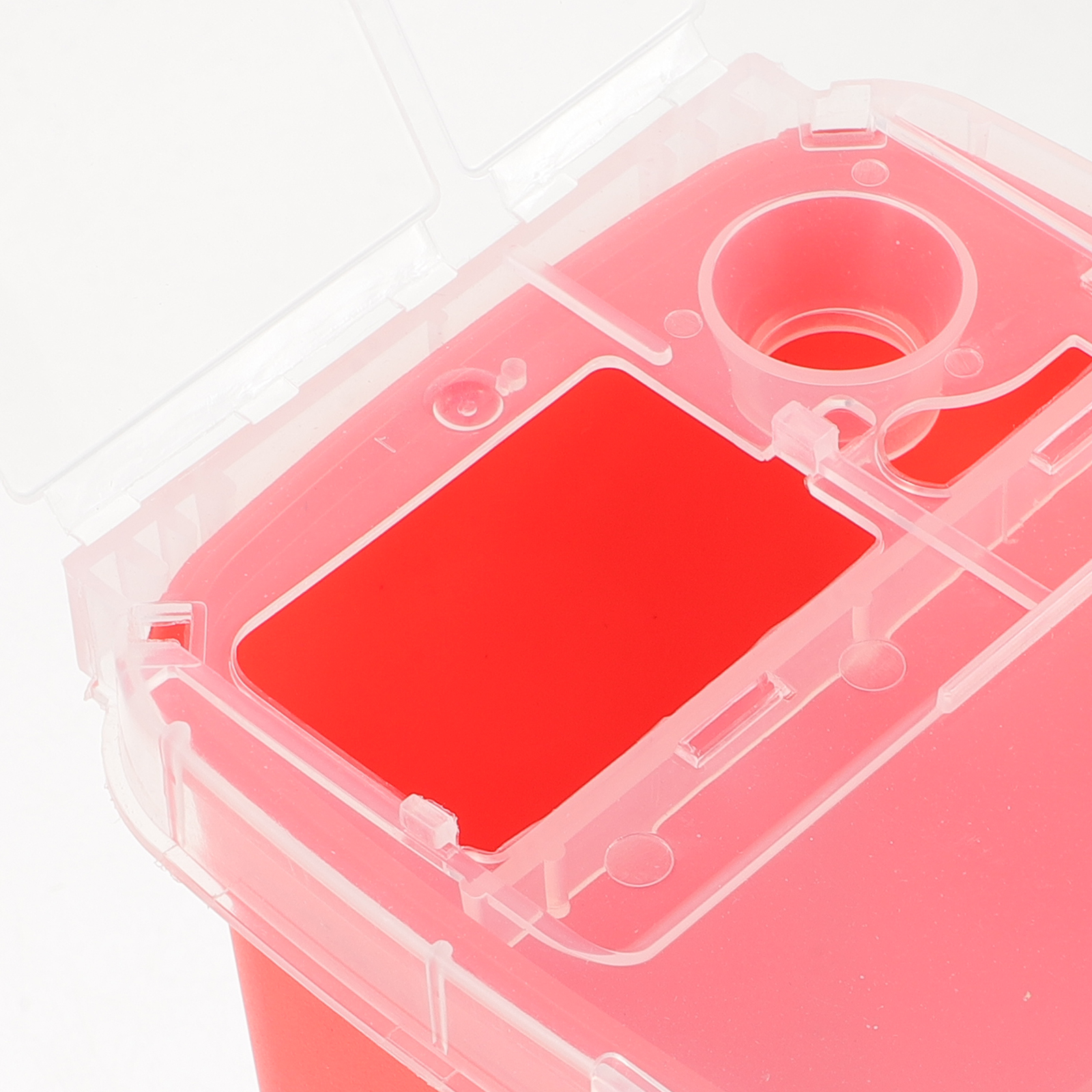 Disposable Blade Disposal Container Shaving Blade Recycling Box Razor Blade Holder For Hair Salon Use Plastic Blade Disposal