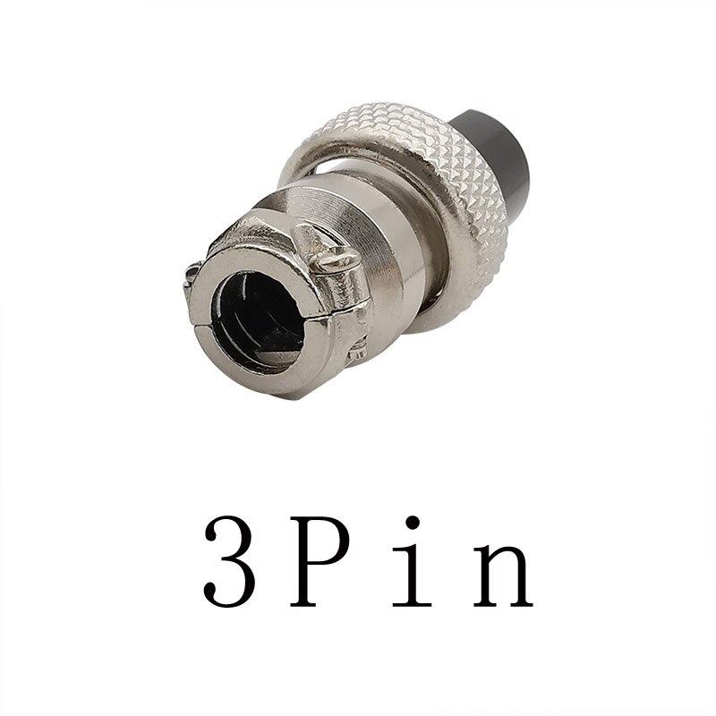 1 pièces GX16 2P 3P 4P 5P 6P 7P 8 broches mâle et femelle connecteur d'aviation circulaire GX 16 connecteurs de panneau de fil d'aviation: 3 Pin Socket