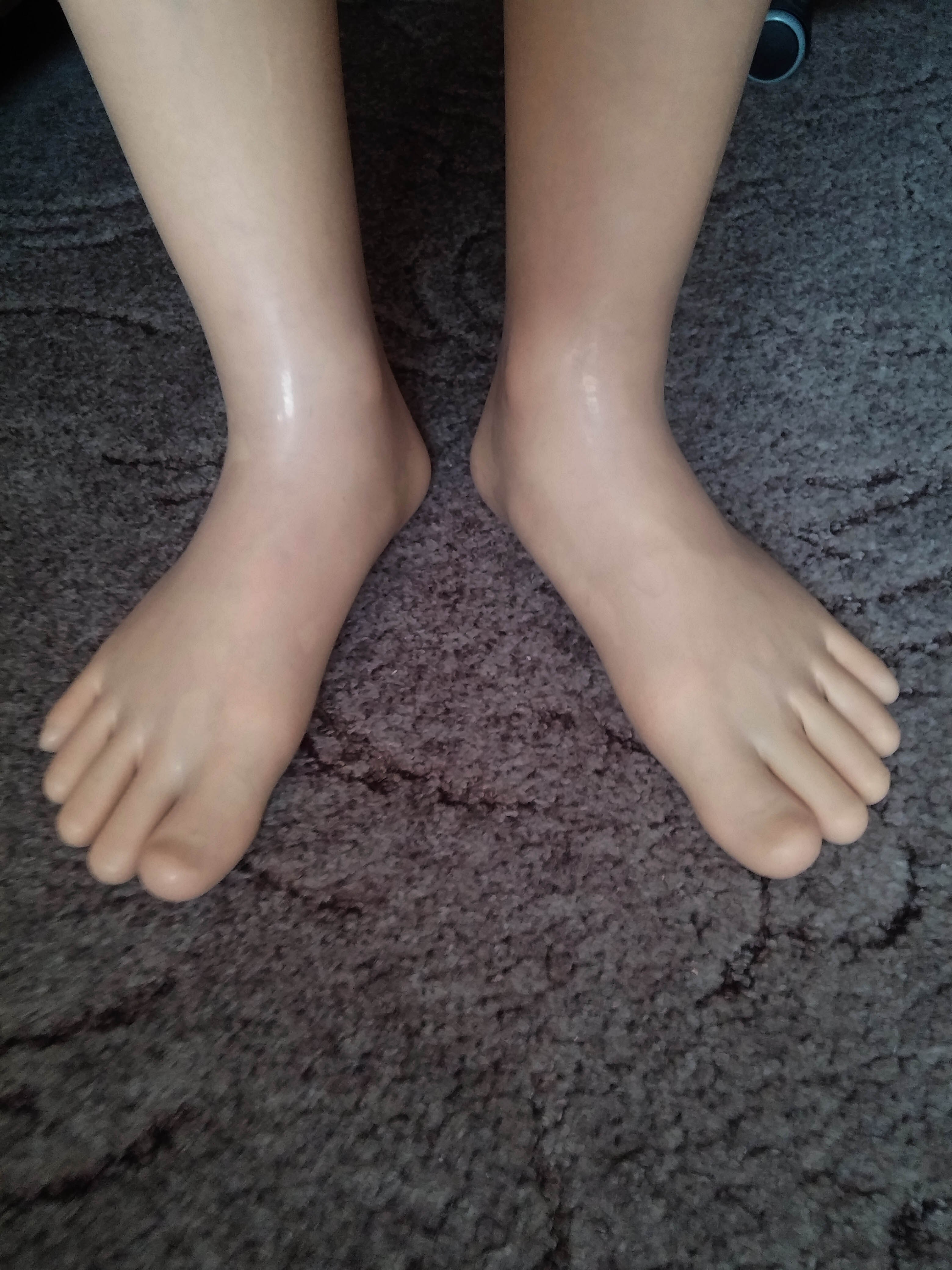 Chaussettes à orteils en LATEX et caoutchouc sans couture, longues, genouillères et hautes, unisexe