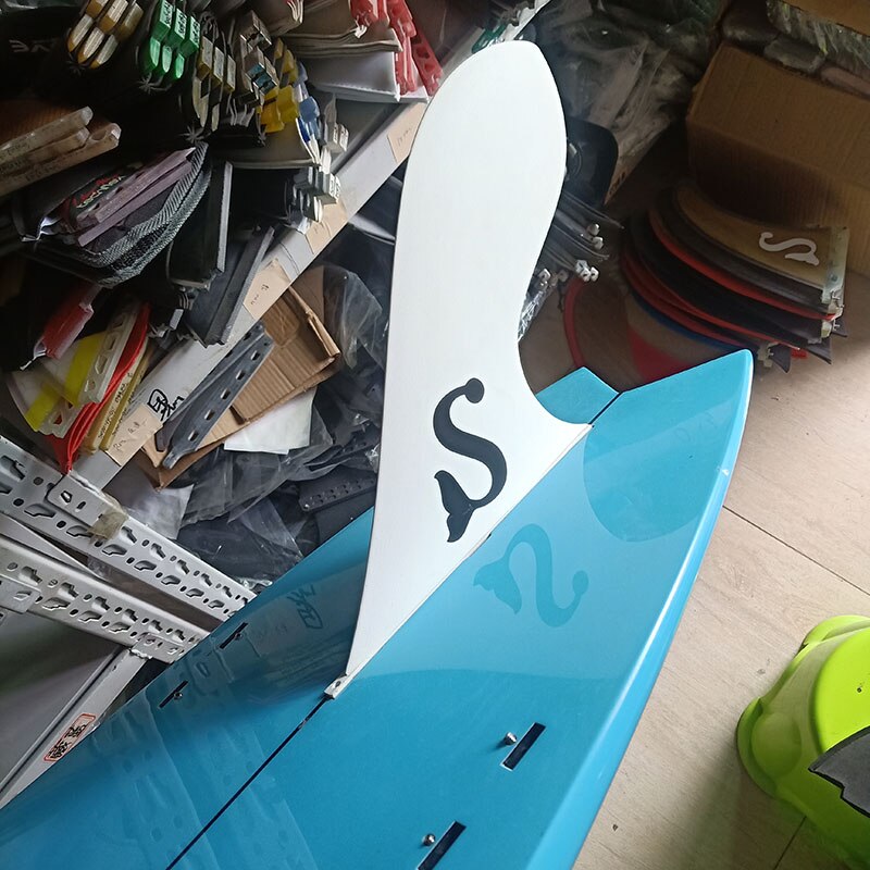 Height 9.5 inch SUP Inflatable surfboard single fin For US Box paddle board fin surf board Windsurf fin glass fiber LB Center
