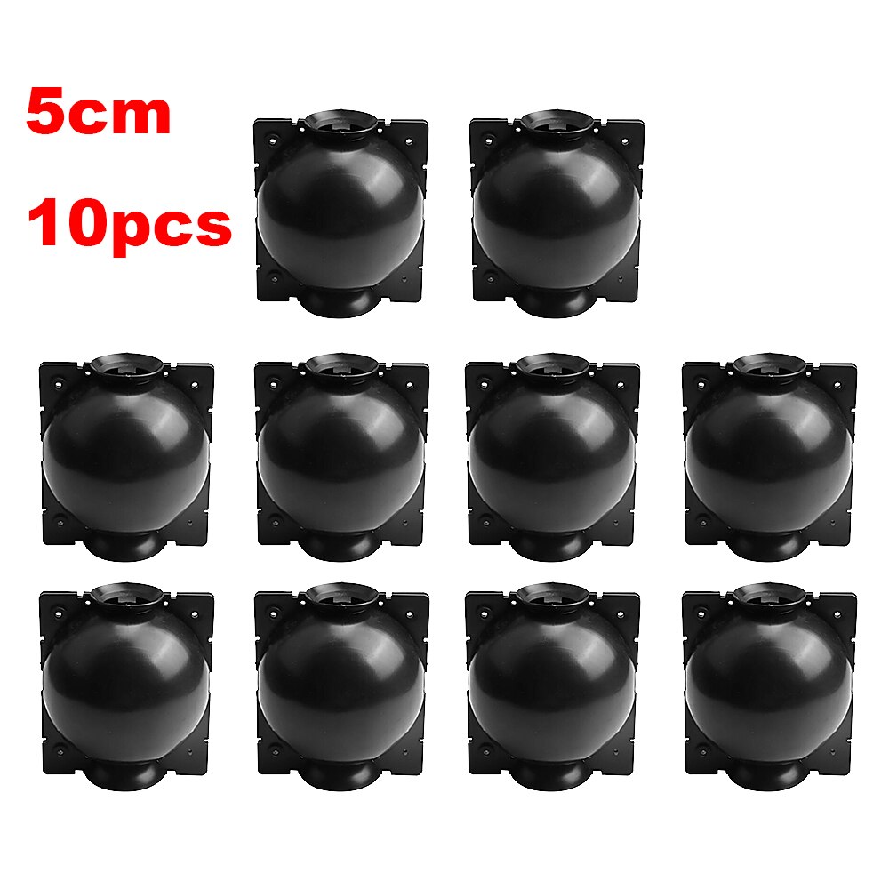 10 stücke Anlage Verwurzelung Gerät Hochdruck Ausbreitung Übertragung Ball Pflanzenzucht Gerät Druck Ausbreitung Pfropfen Ball: 5cm Schwarz