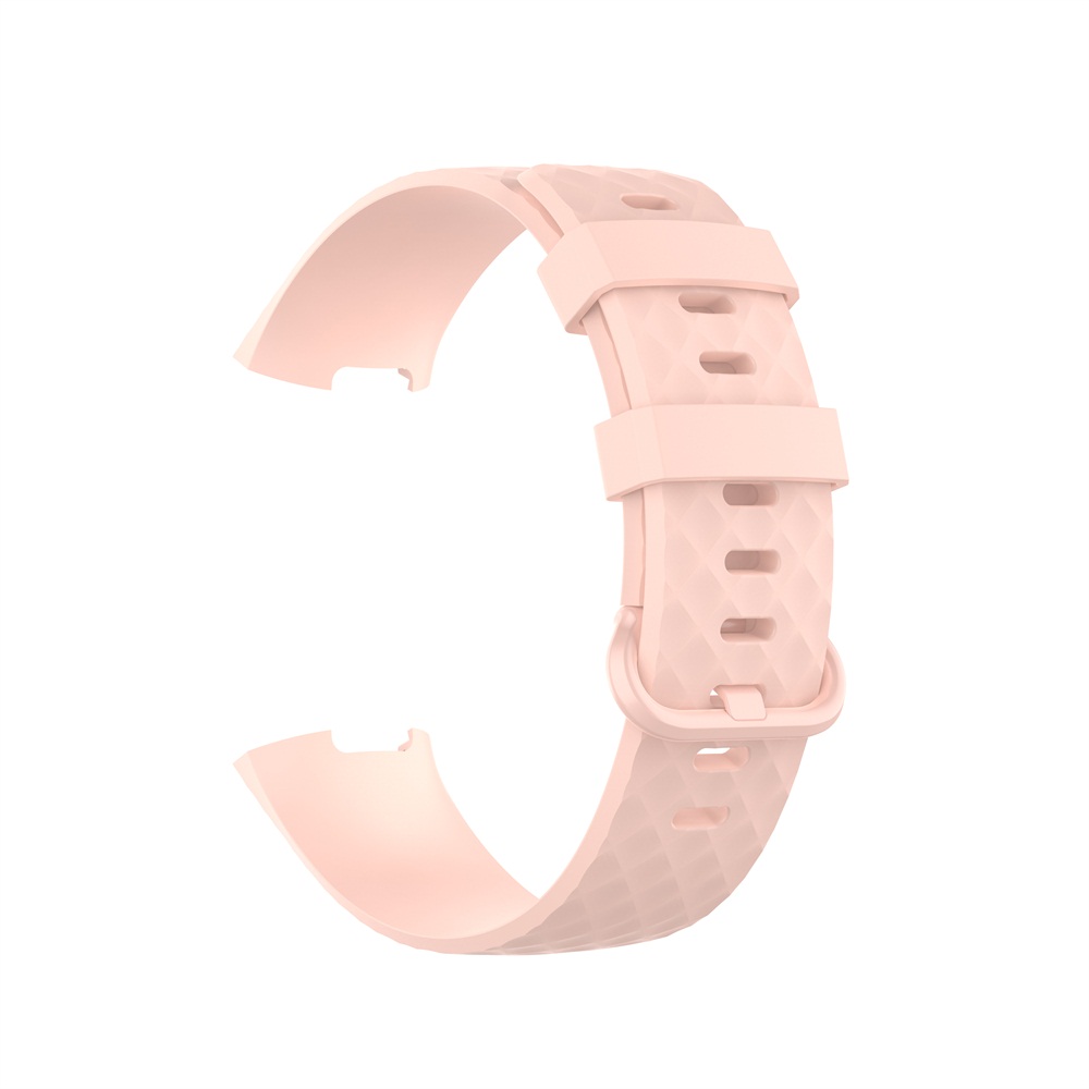 Silikonarmbänder für Fitbit aufladen 4, Fitbit aufladen 3 SE, Ersatzarmbänder für aufladen 4 3 Smartwatch-Zubehör: S / Rosa