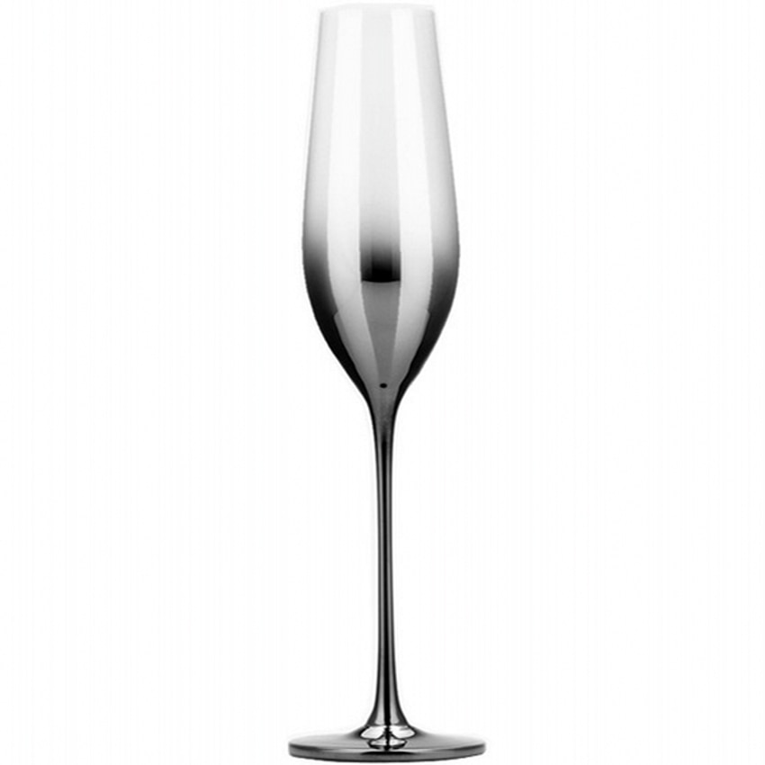 Copa de vino tinto galvanizado de , copa de cristal gris, copas de champán de cristal, vasos de de hotel, de boda