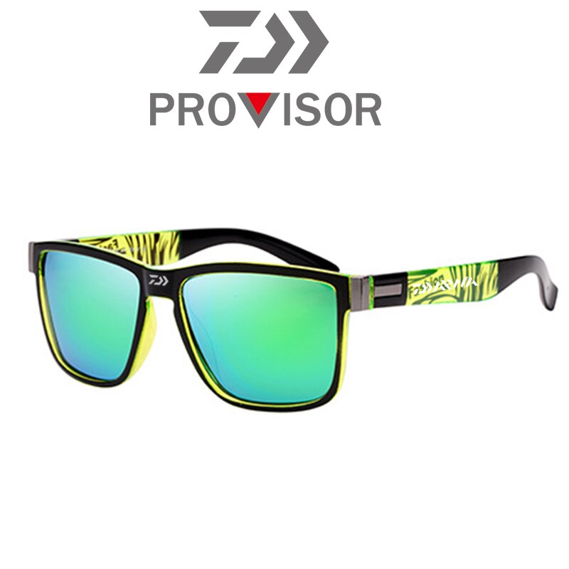 2022 Fishing Glasses Outdoor Men&#39;s Fishing Sunglasses Mountaineering Frame Colorful Polarized Glasses Driving Goggles: Photo Color3