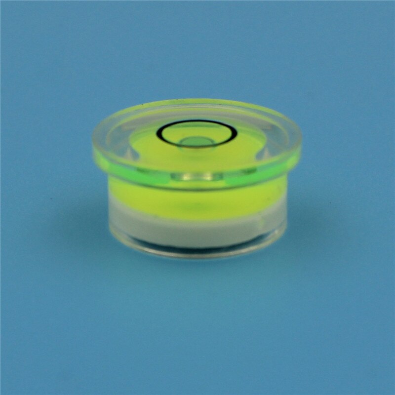 Qase materiaal flens waterpas universeel rond acryl waterpas horizontaal instrument maat 16*7.5mm(20 stuks/partij)