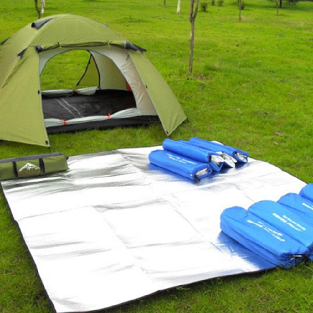 Camping matt Wasserdichte Aluminium Folie EVA Schaum Zelt matt Strand Matratze falten Schlafen Decke Ultraleicht draussen Picknick Pad