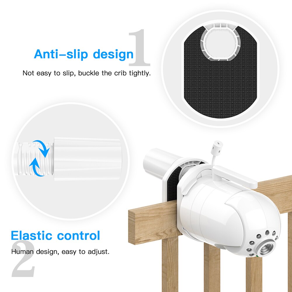 Df -1029 babyalarm monteringsbeslag til spædbørns optik dxr -8 babyalarm holder til baby vuggemontering