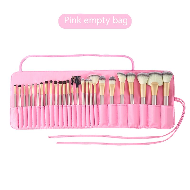 Make-Up Tas Professionele Make-Up Artist Vrouwen Cosmetische Borstel Bag Travel Organizer Make Borstels Vouw Gereedschap Tassen Lege Zak: Pink empty bag