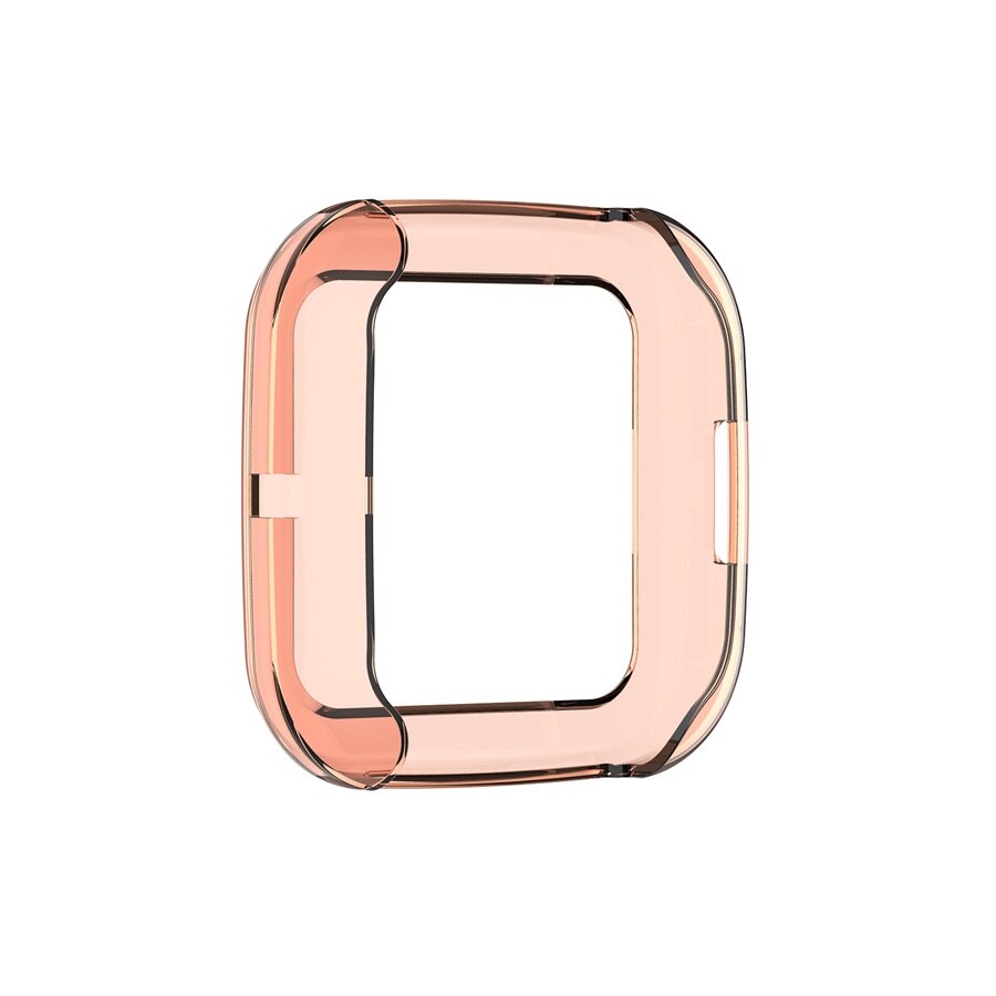 FIFATA Protective Shell For Fitbit Versa 2 Case Smart Watch Screen Protector TPU Cover For Versa2 Protection Frame Accessories: Orange 2