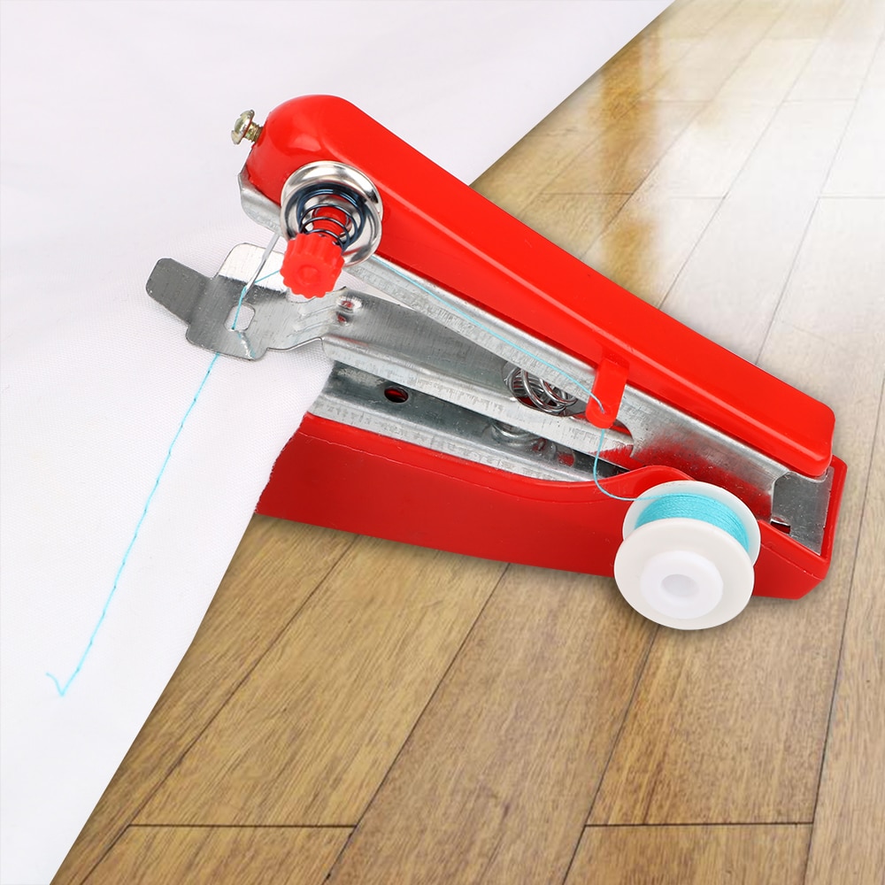Niceyard Handmatige Bediening Draagbare Mini Naaimachine Creatieve Eenvoudige Naaien Gereedschap Home Reizen Kleine Borduurwerk Willekeurige Kleur