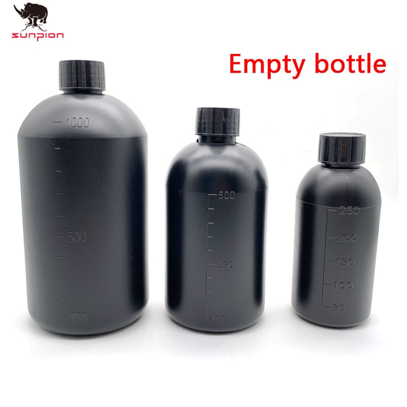 Imprimante 3d pièces imprimante bouteille vide spéciale DLP/SLA 3D imprimante pièces 250 ml /500ml/1000ml/bouteille vide