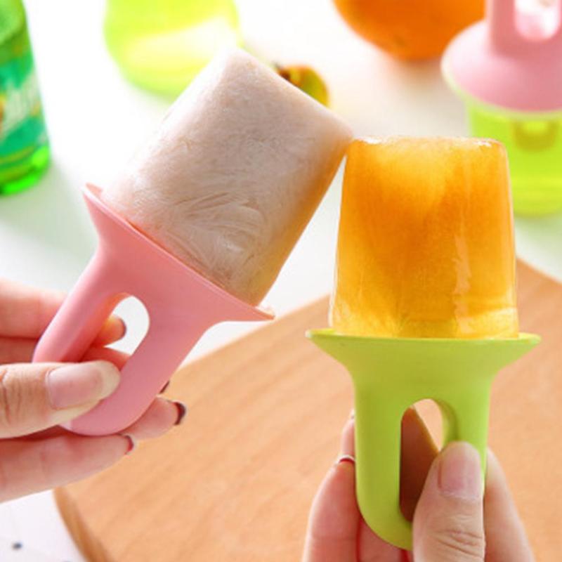 Bricolage bâtons Popsicle classique moule à crème glacée forme ronde plateau fabricant PP gel glace moule Lolly moule cuisine crème glacée cuire outils