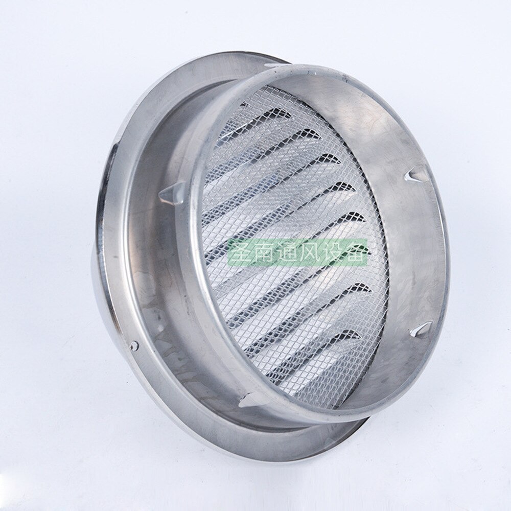 100/150mm Stainless Steel Wall Ceiling Air Vent Ducting Ventilation Exhaust Grille Cover Outlet Heating Cooling & Vents Cap
