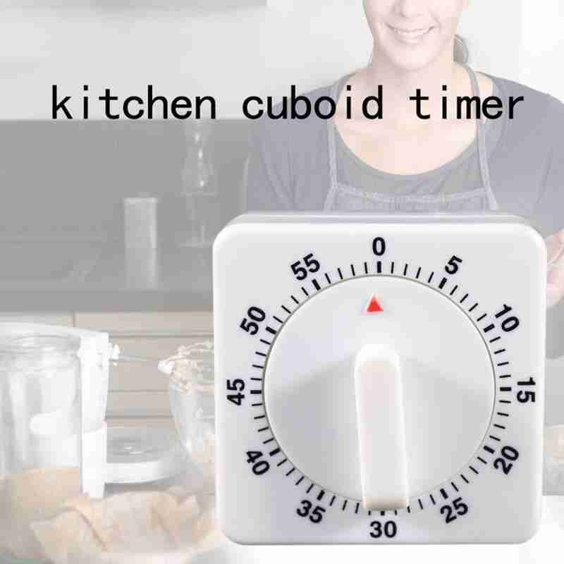 60 Minutes Timer With Clock In The Kitchen Timer Stopwatch Count Down Alarm Reminder For Food Home Kitchen Tool Timer With Clock