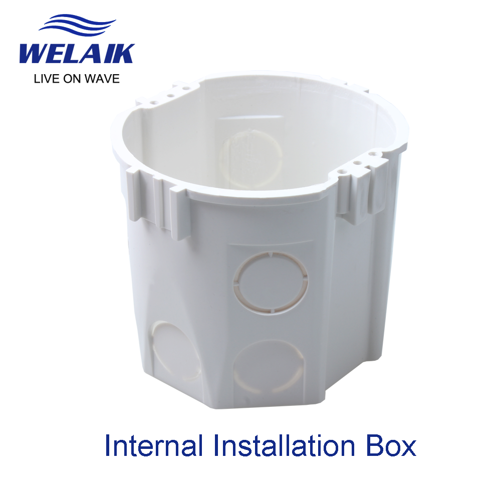 WELAIK EU Electrical-installation boxes-the Savior-White PlasticFlame-retardant ABS-EU Installation-Box A101W