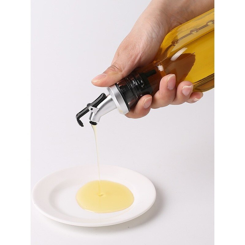 Glass Oil Bottle Glass Glass Rack Condiments Container Bottle Kitchen Tools