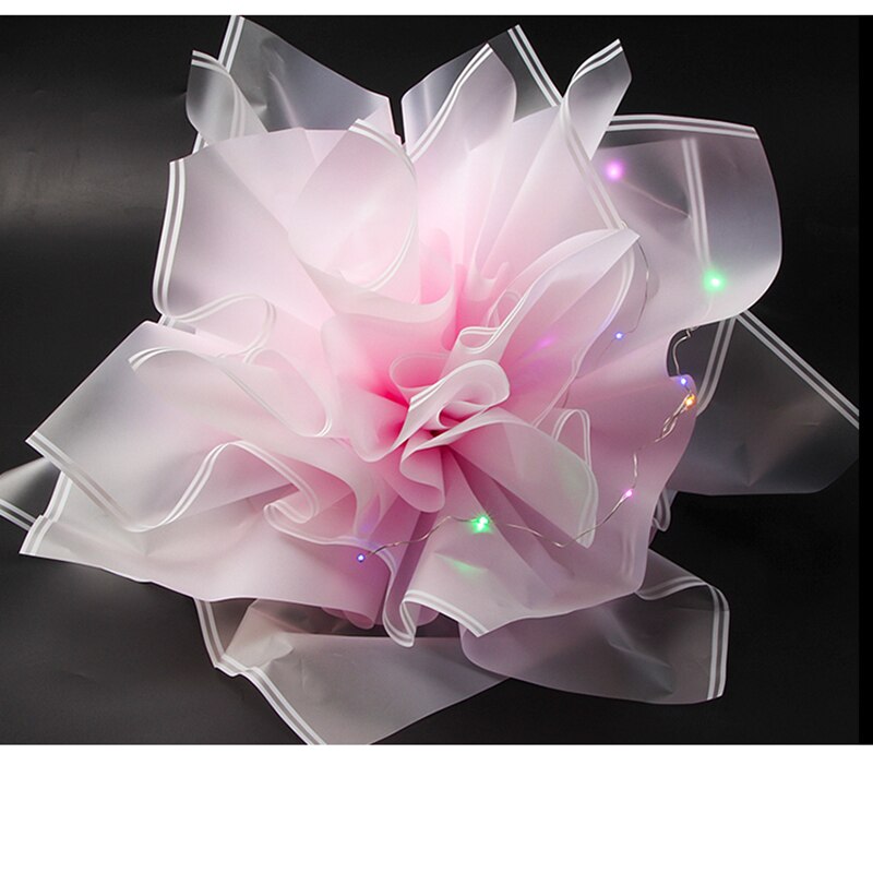 20pcs Half Translucent Wrapping Paper for Flower Arrangement Florist Packaging Materials Waterproof Flower Wrapping Paper