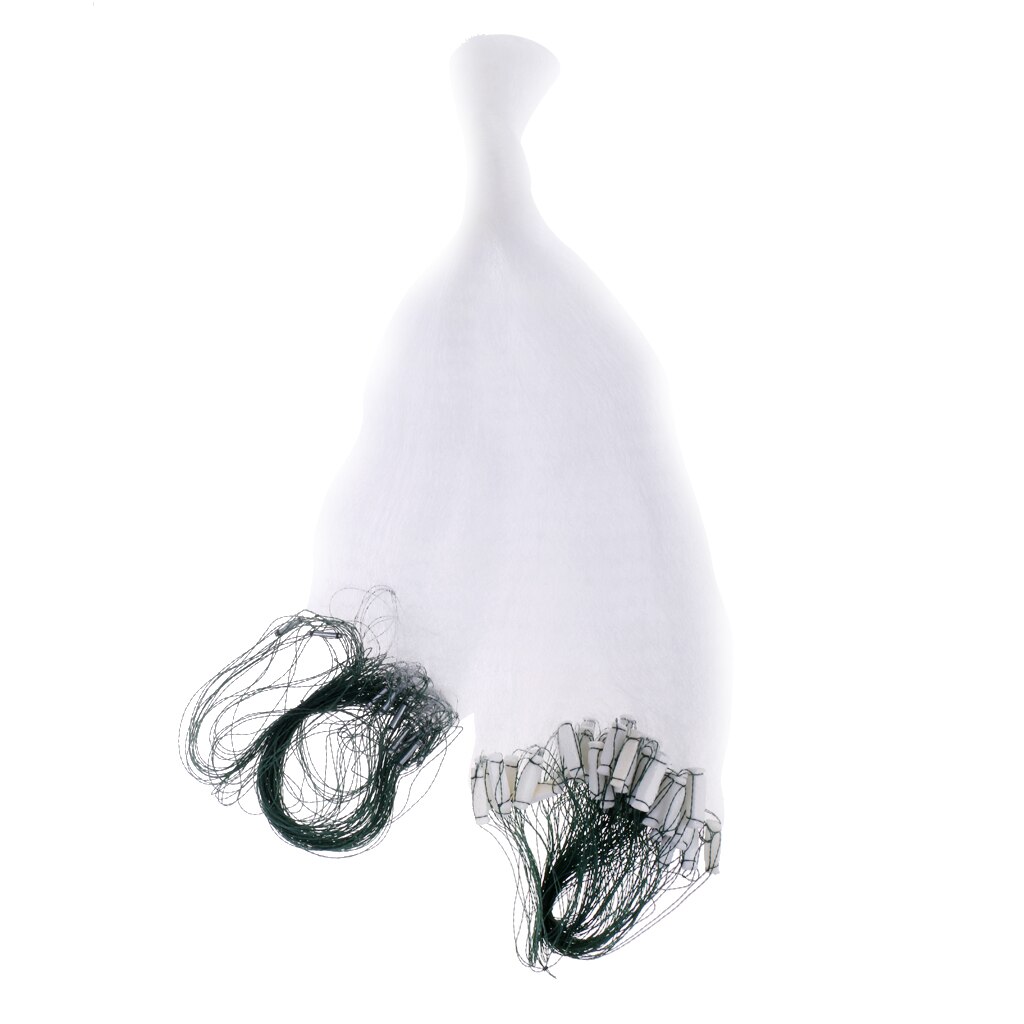 Filet de pêche à trois couches filet de pêche filet de Seine avec Bobbers de flotteur en mousse et plombs de plomb