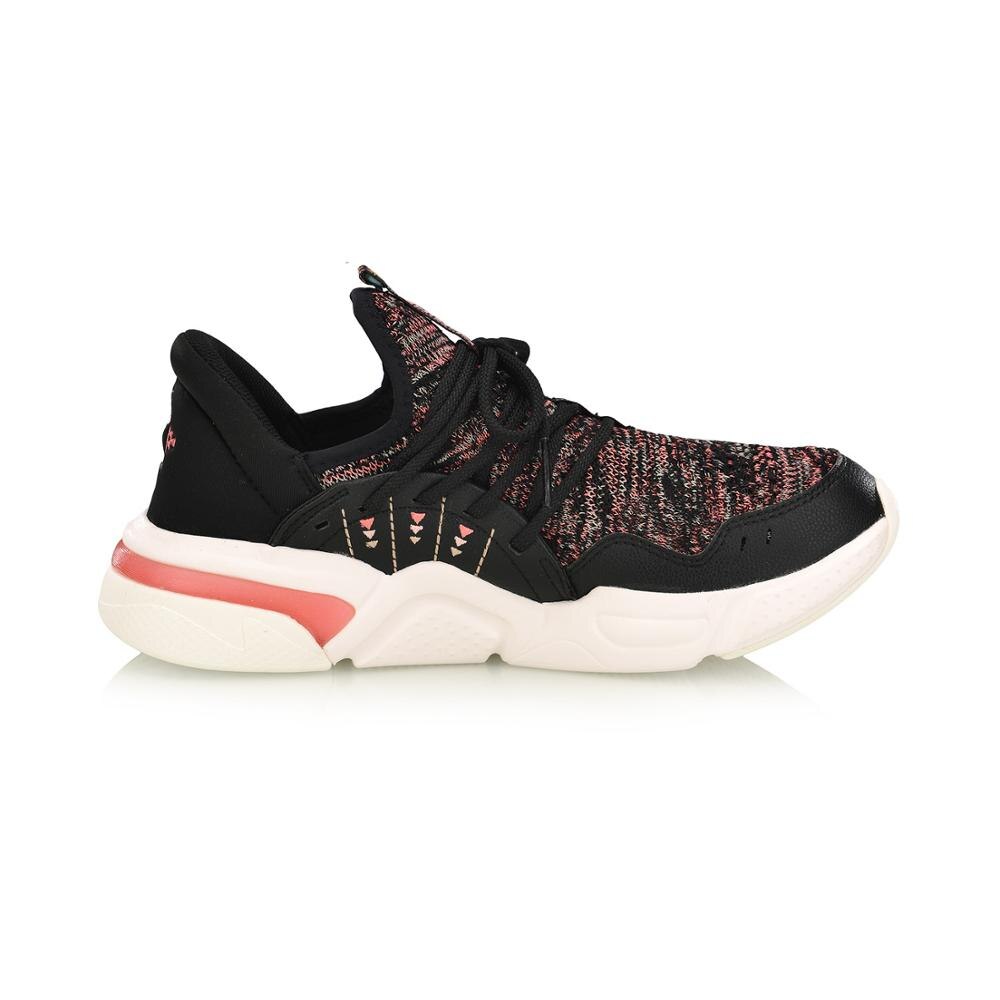 Li-ning-zapatos de estilo de vida clásico para mujer, zapatillas deportivas de forro transpirable, Mono hilo, usable, AGLN136