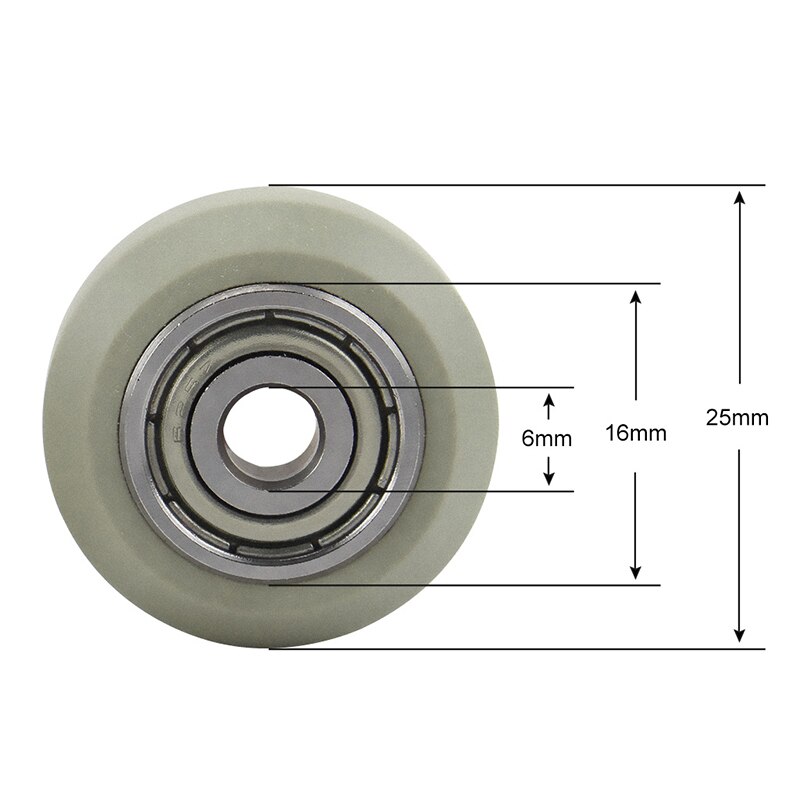 FYSETC 13 Pièces iglidur®Roue 625ZZ Roulement De IGUS Matériel Fabrication v-slot de type V pour Ender 3 cr-10 3D Imprimante