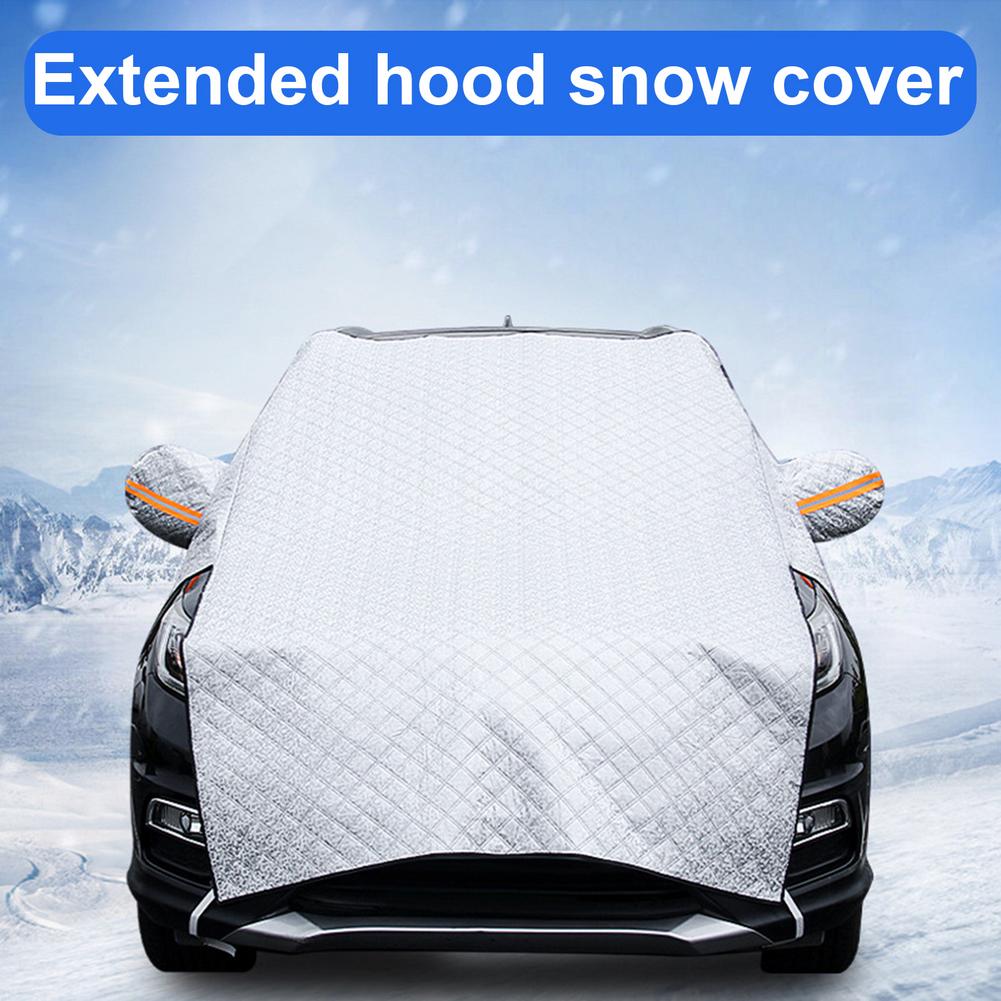 Winter Sneeuw Shield Auto Anti-Vorst Beschermhoes Anti-Sneeuw Zonnebrandcrème Auto Voorruit Shade Cover Half-body Auto Cover