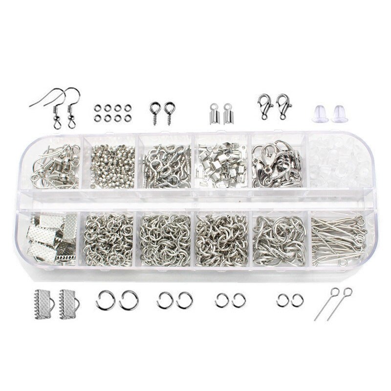 Jewelry Making Supplies Kit with Jewelry Wire and Jewelry Findings Starter Kit Jewelry Beading Making and Repair Tools Kit HK257