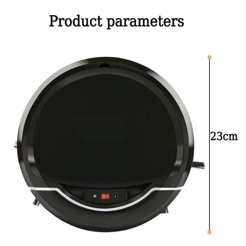 USB Rechargeable Automatic Vacuum Cleaner Robot for Home Office Dry and Wet Mopping Smart Sweeper Smart Floor Cleaning Robot