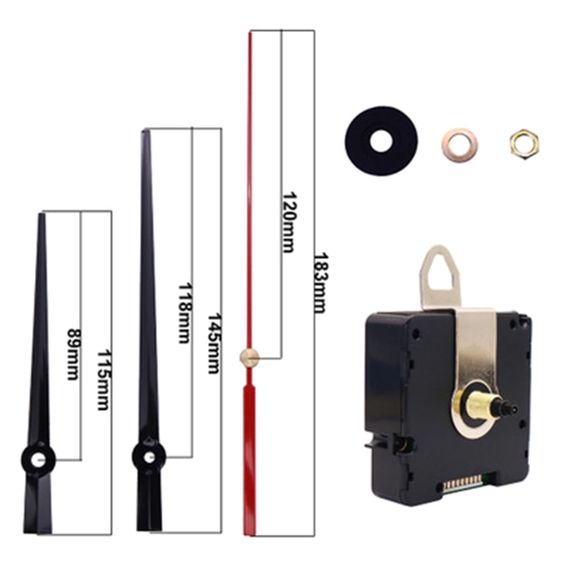 MECCANISMO OROLOGIO, LANCETTA orologio, movimento da parete